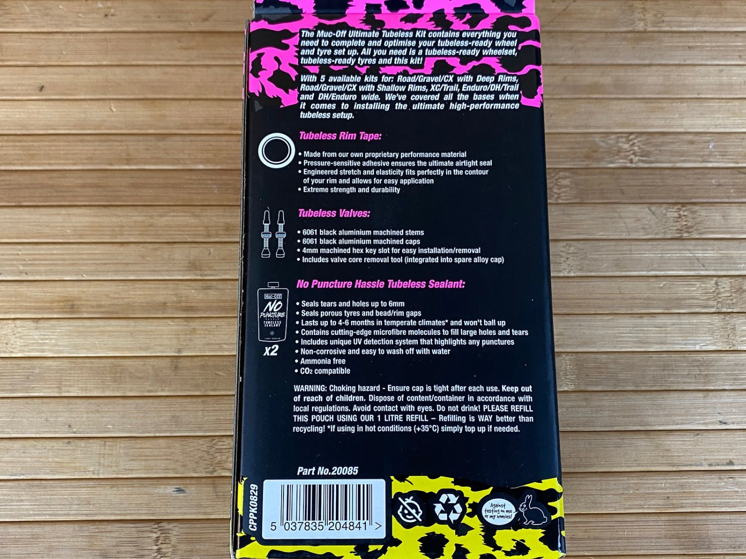 Muc-Off Muc Off Ultimate Tubeless Kit XC/Trail Tubeless Set Mit Ventilen, Milch Und Felgenband 8 Muc-Off Muc Off Ultimate Tubeless Kit XC/Trail Tubeless Set Mit Ventilen, Milch Und Felgenband – Bild 6