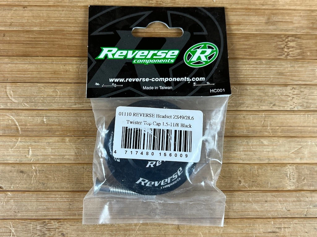 Reverse Twister Top Cup 1 1/8" (ZS49|28,6) Steuersatz Oberteil Schwarz 3 Reverse Twister Top Cup 1 1/8" (ZS49|28,6) Steuersatz Oberteil Schwarz