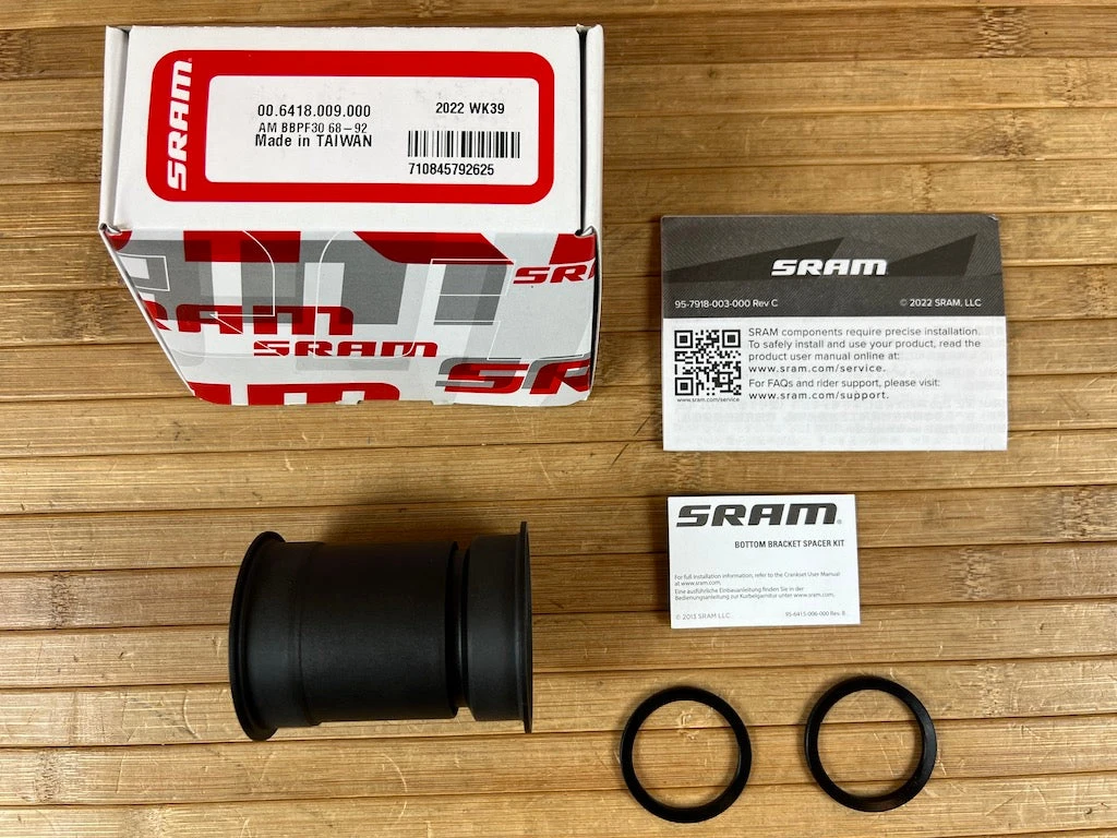 SRAM Pressfit 30 / PF30 Innenlager 68-92mm 3 SRAM Pressfit 30 / PF30 Innenlager 68-92mm