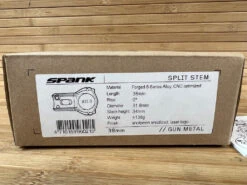 Spank Split Stem / Vorbau Gun Metal 31,8mm / 38mm -Reverse Verkäufe IMG 0206 ef838dd4 f7ac 4e18 b311 9bf161a52fd6