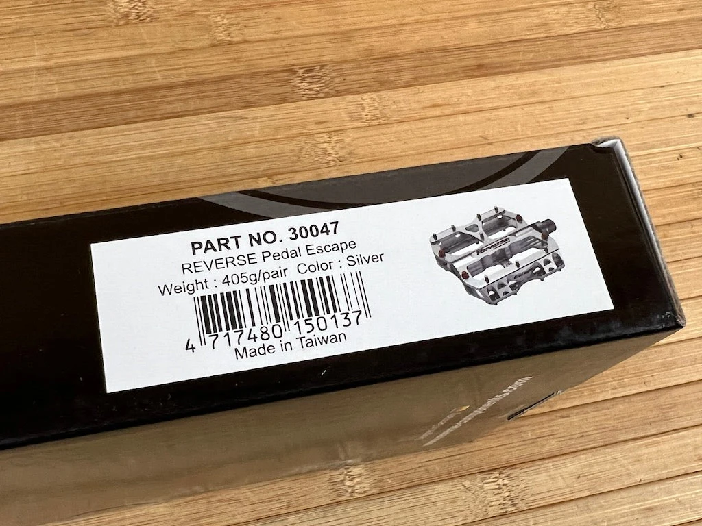 Reverse Components Escape Plattformpedale / Pedale Silver 10 Reverse Components Escape Plattformpedale / Pedale Silver – Bild 8