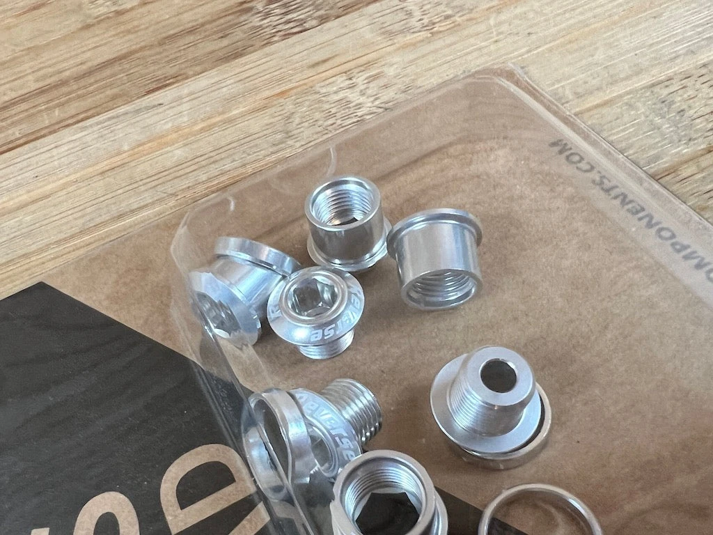 Reverse Kettenblattschrauben-Set (4 Stk.) Silver 4 Reverse Kettenblattschrauben-Set (4 Stk.) Silver – Bild 2