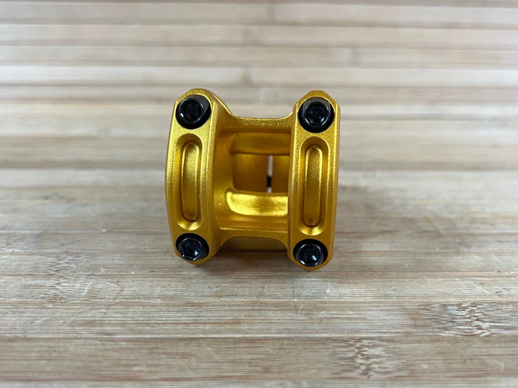 Spank Spoon 318 Stem / Vorbau Gold 31,8mm / 33mm 5 Spank Spoon 318 Stem / Vorbau Gold 31,8mm / 33mm – Bild 3