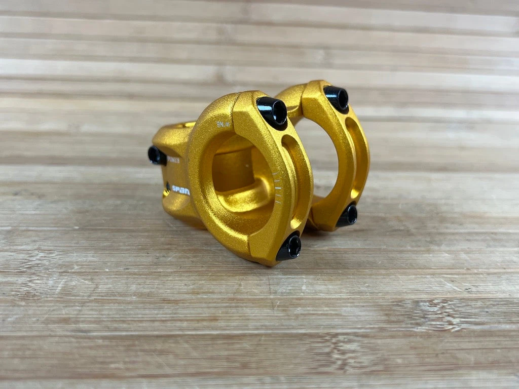 Spank Spoon 318 Stem / Vorbau Gold 31,8mm / 33mm 8 Spank Spoon 318 Stem / Vorbau Gold 31,8mm / 33mm – Bild 6