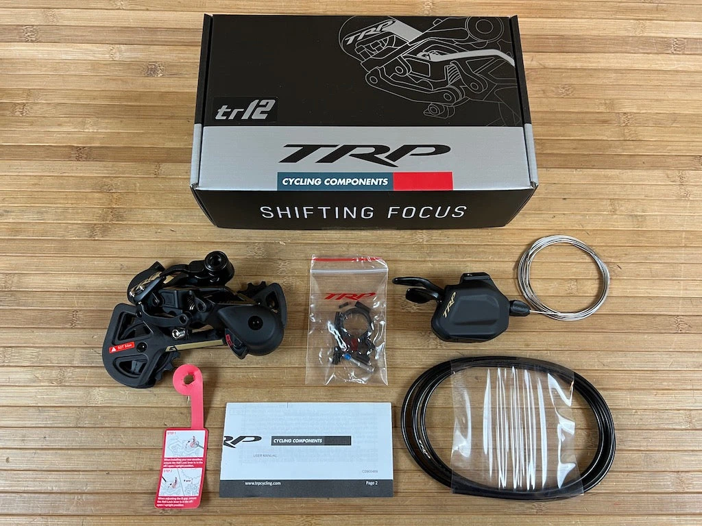 TRP TR12 Schaltwerk & Schalthebel Set 12-fach Gold 3 TRP TR12 Schaltwerk & Schalthebel Set 12-fach Gold