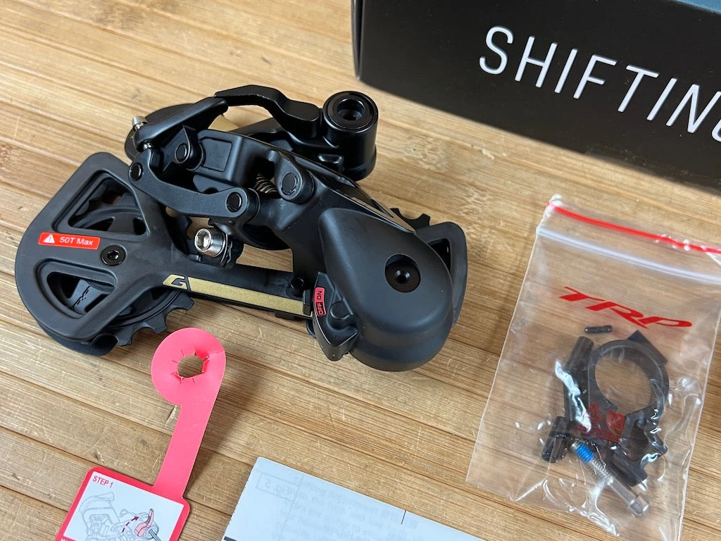 TRP TR12 Schaltwerk & Schalthebel Set 12-fach Gold 12 TRP TR12 Schaltwerk & Schalthebel Set 12-fach Gold – Bild 10