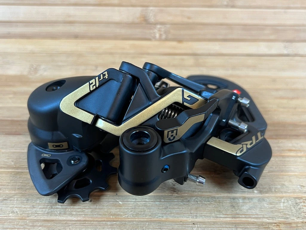 TRP TR12 Schaltwerk & Schalthebel Set 12-fach Gold 9 TRP TR12 Schaltwerk & Schalthebel Set 12-fach Gold – Bild 7