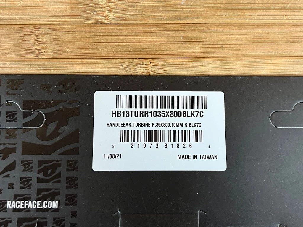 Race Face Turbine R Lenker Black 800mm / 35mm / 10mm Rise 10 Race Face Turbine R Lenker Black 800mm / 35mm / 10mm Rise – Bild 8
