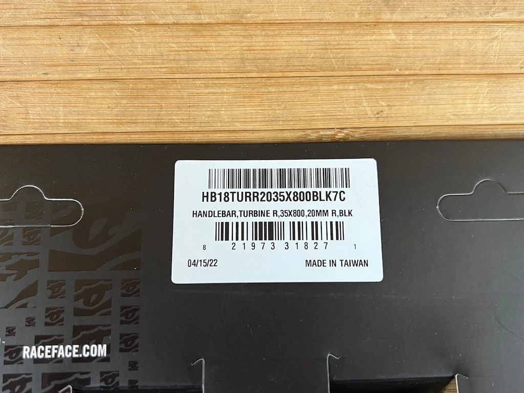 Race Face Turbine R Lenker Black 800mm / 35mm / 20mm Rise 10 Race Face Turbine R Lenker Black 800mm / 35mm / 20mm Rise – Bild 8