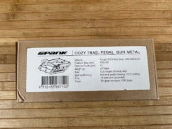 Spank Oozy Trail Reboot Pedale / Plattformpedale Gun Metal -Reverse Verkäufe IMG 0792