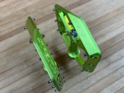 Spank Oozy Trail Reboot Pedale / Plattformpedale Green -Reverse Verkäufe IMG 0821