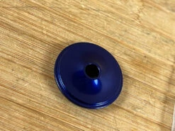 Chris-king Chris King NoThreadSet Ahead Kappe 1 1/8" Navy Blau -Reverse Verkäufe IMG 0838