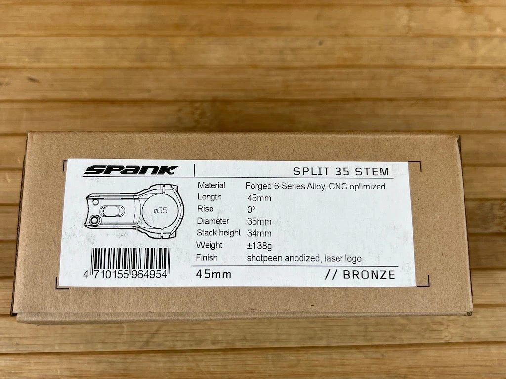 Spank Split Stem / Vorbau Bronze 35mm / 45mm 11 Spank Split Stem / Vorbau Bronze 35mm / 45mm – Bild 9