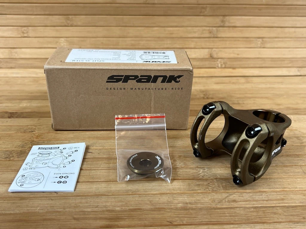 Spank Split Stem / Vorbau Bronze 35mm / 45mm 3 Spank Split Stem / Vorbau Bronze 35mm / 45mm