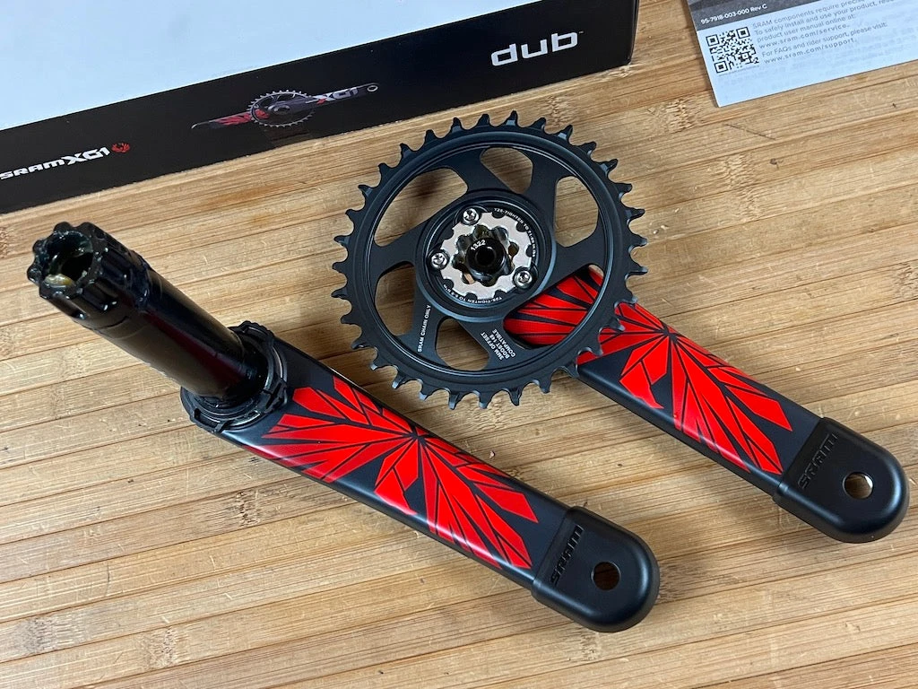 SRAM XO1 Carbon Eagle DUB Kurbel 170mm DUB 32T SB+ Rot 4 SRAM XO1 Carbon Eagle DUB Kurbel 170mm DUB 32T SB+ Rot – Bild 2