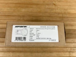 Spank Spoon 318 Stem / Vorbau Gold 31,8mm / 43mm -Reverse Verkäufe IMG 1015