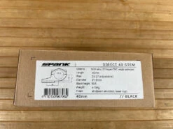 Spank Direct 40 Direct Mount Stem / Vorbau Schwarz 31,8mm -Reverse Verkäufe IMG 1037