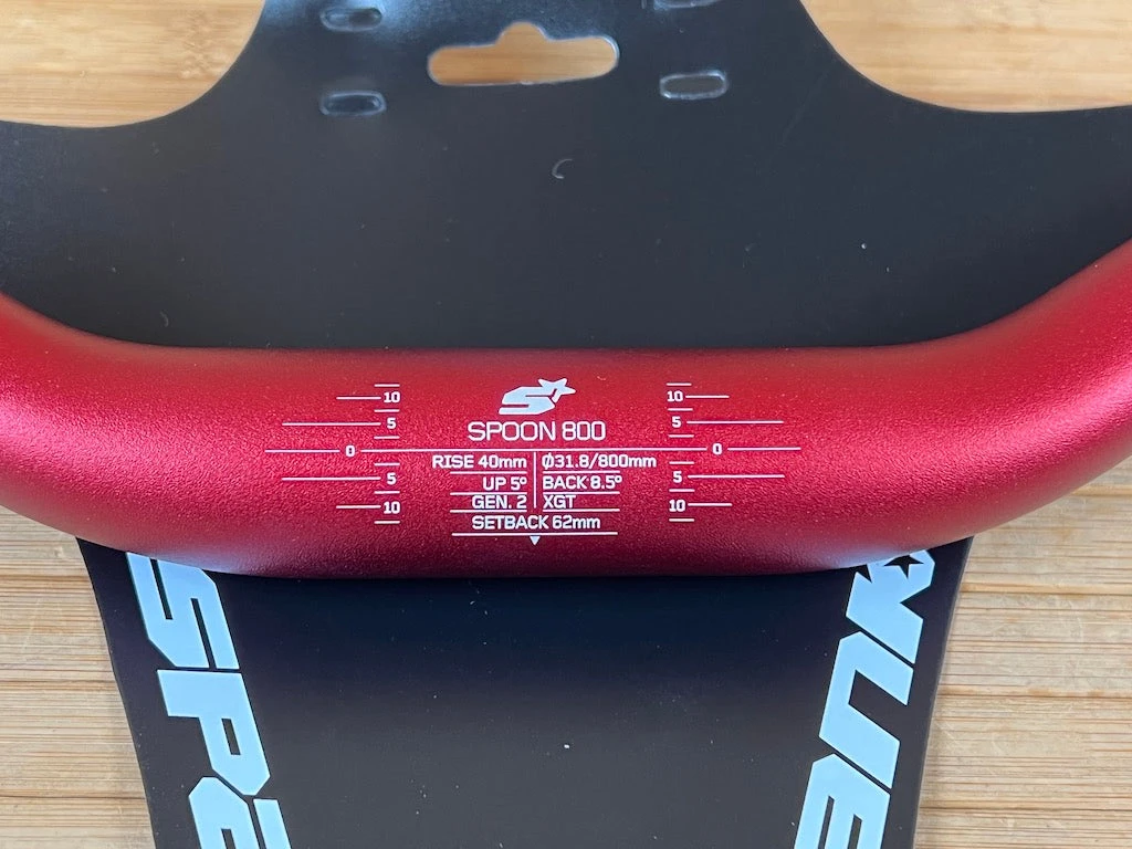 Spank Spoon 800 Lenker Red 40mm Rise 5 Spank Spoon 800 Lenker Red 40mm Rise – Bild 3