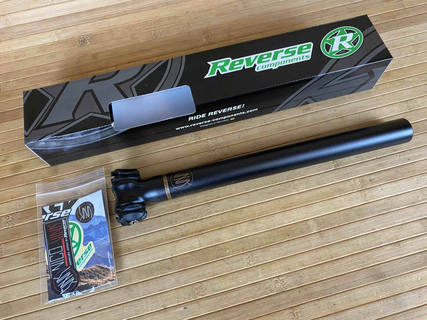 Reverse Nico Vink Ø30,9mm/350mm (Schwarz/Kupfer) Sattelstütze 3 Reverse Nico Vink Ø30,9mm/350mm (Schwarz/Kupfer) Sattelstütze