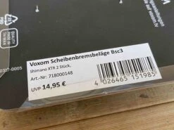 Voxom XTR / XT / Saint / Deore Bremsbeläge Semi-Metal -Reverse Verkäufe IMG 1167