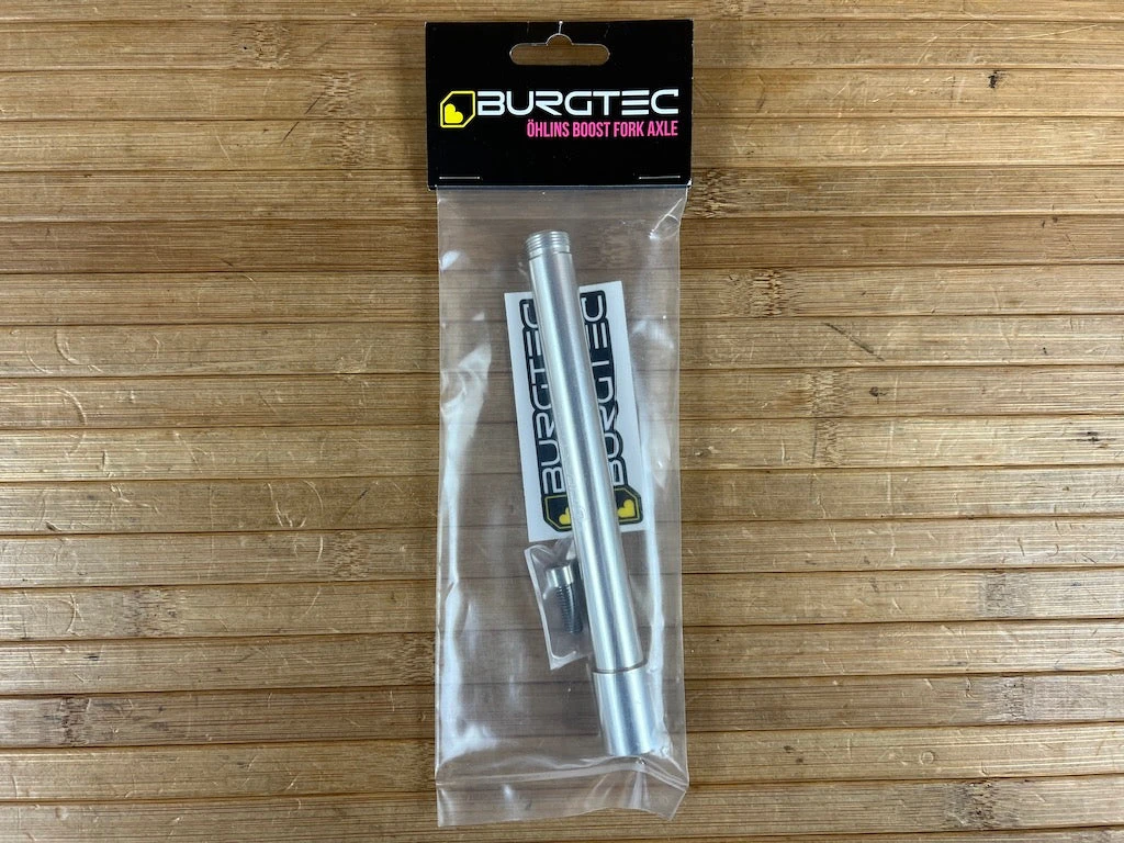 Burgtec Öhlins Boost Achse / Axle Rhodium Silver 3 Burgtec Öhlins Boost Achse / Axle Rhodium Silver
