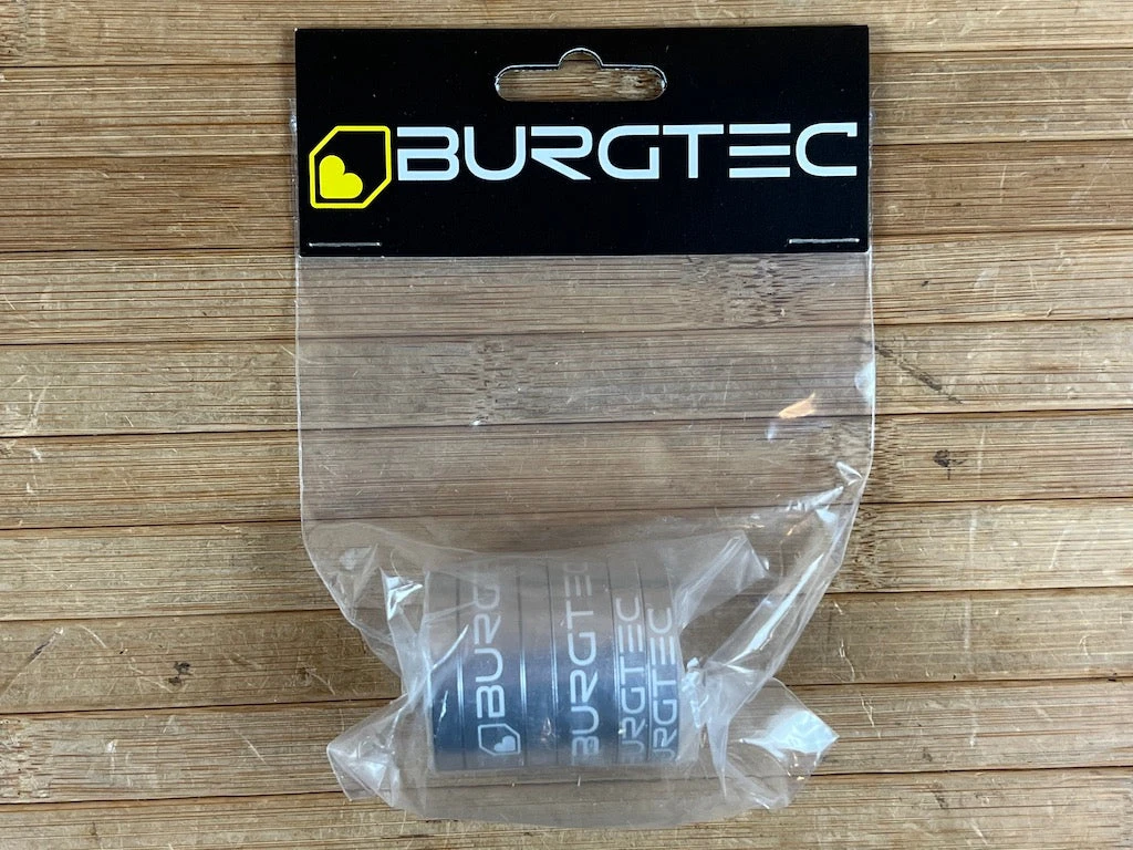 Burgtec Spacer Set Alu 1 1/8" Rhodium Silver 3 Burgtec Spacer Set Alu 1 1/8" Rhodium Silver