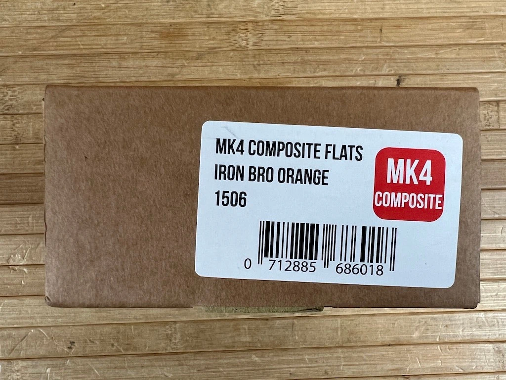 Burgtec MK4 Composite Flat Pedals / Pedale Orange 7 Burgtec MK4 Composite Flat Pedals / Pedale Orange – Bild 5