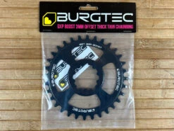 Burgtec SRAM GXP / DUB Boost Kettenblatt 3mm Offset Black 32T