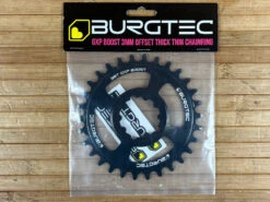 Burgtec SRAM GXP / DUB Boost Kettenblatt 3mm Offset Black 30T
