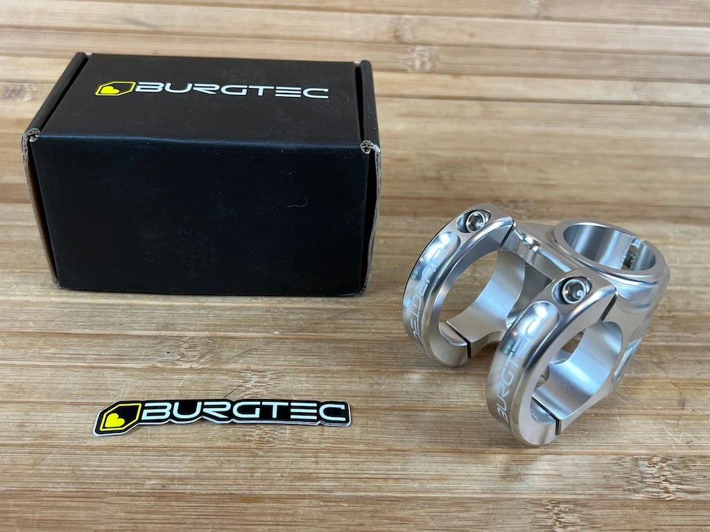 Burgtec MK3 Enduro Stem Vorbau Rhodium Silver 35mm / 35mm 3 Burgtec MK3 Enduro Stem Vorbau Rhodium Silver 35mm / 35mm