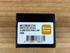 Burgtec MK3 Enduro Stem Vorbau Gold 42,5mm / 35mm -Reverse Verkäufe IMG 1514 b31e5133 0330 4ef5 b3cf b3ea613aabc4