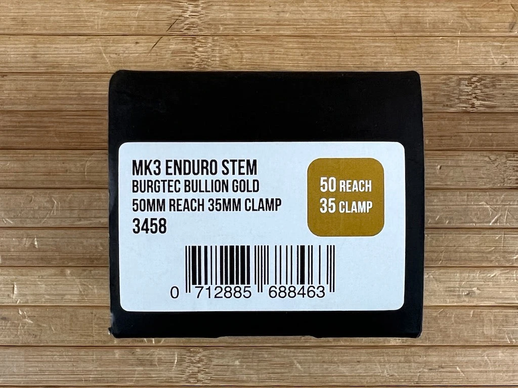 Burgtec MK3 Enduro Stem Vorbau Gold 50mm / 35mm 10 Burgtec MK3 Enduro Stem Vorbau Gold 50mm / 35mm – Bild 8