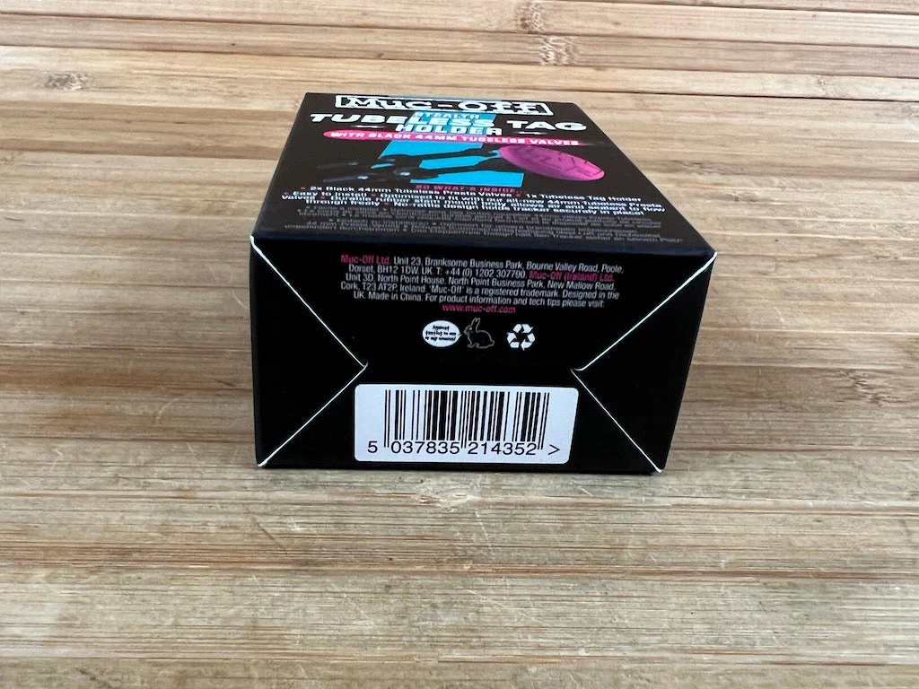 Muc-Off Muc Off Tubeless Tag Holder & 44mm Valve Kit Black 9 Muc-Off Muc Off Tubeless Tag Holder & 44mm Valve Kit Black – Bild 7