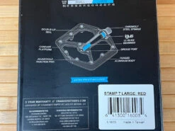 Crankbrothers Stamp 7 Large Pedale / Plattformpedale Rot -Reverse Verkäufe IMG 1805