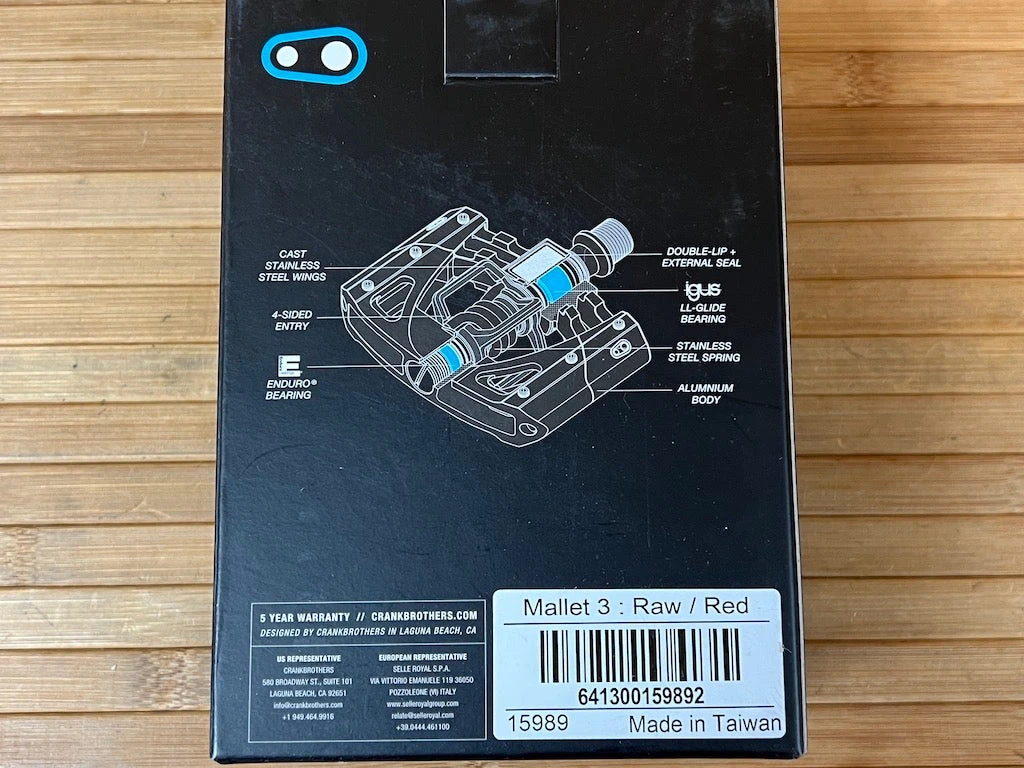 Crankbrothers Mallet 3 Klickpedale / Clickpedale Rot 8 Crankbrothers Mallet 3 Klickpedale / Clickpedale Rot – Bild 6