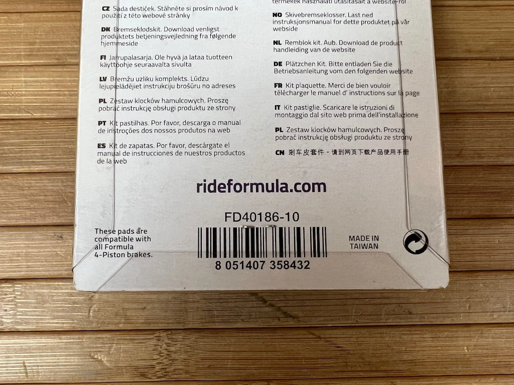 Formula Bremsbelag / Bremsbeläge Sinter CURA 4 6 Formula Bremsbelag / Bremsbeläge Sinter CURA 4 – Bild 4