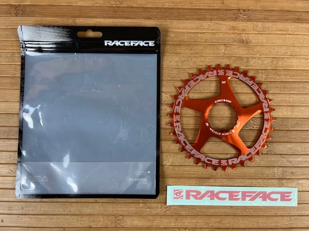 Race Face Kettenblatt Cinch 34T 10-12S Orange 3 Race Face Kettenblatt Cinch 34T 10-12S Orange