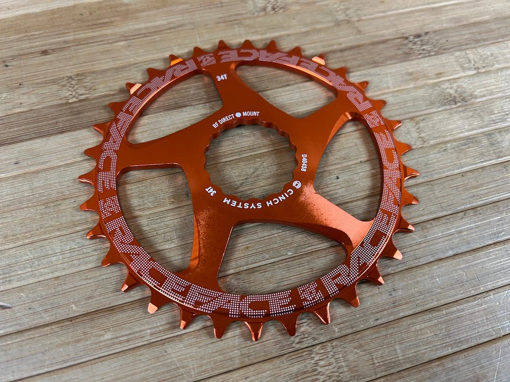 Race Face Kettenblatt Cinch 34T 10-12S Orange 4 Race Face Kettenblatt Cinch 34T 10-12S Orange – Bild 2