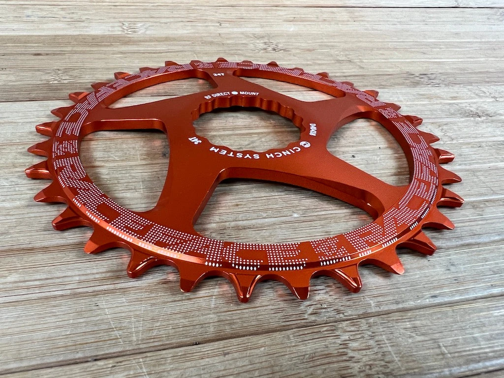 Race Face Kettenblatt Cinch 34T 10-12S Orange 5 Race Face Kettenblatt Cinch 34T 10-12S Orange – Bild 3