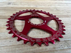 Race Face Kettenblatt Cinch 34T 10-12S Red -Reverse Verkäufe IMG 2229