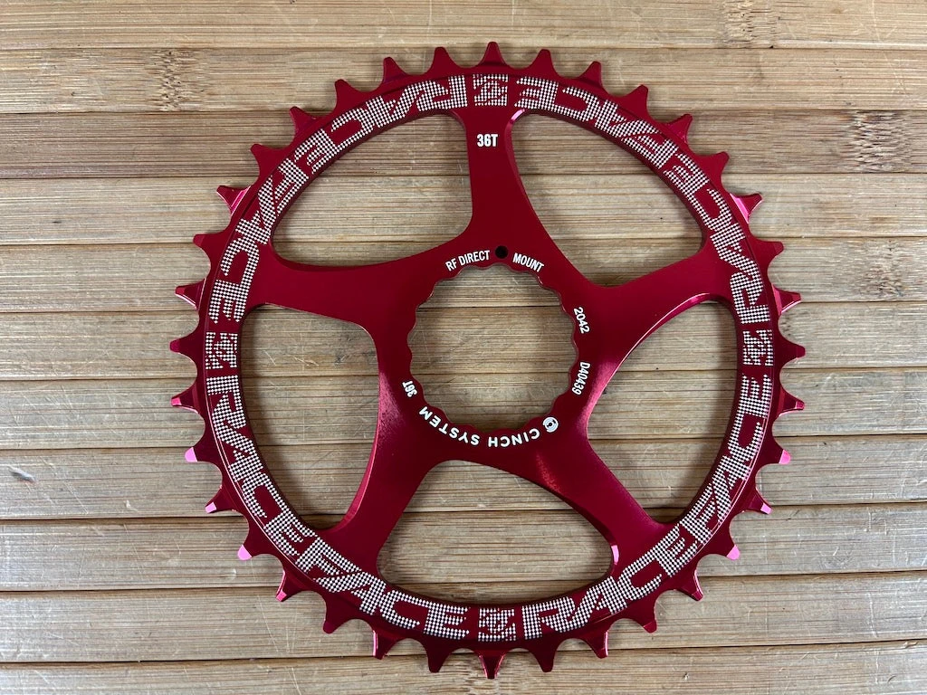 Race Face Kettenblatt Cinch 36T 10-12S Red 4 Race Face Kettenblatt Cinch 36T 10-12S Red – Bild 2