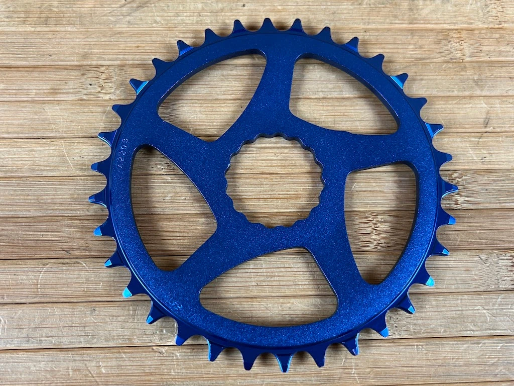 Race Face Kettenblatt Cinch 34T 10-12S Blue 6 Race Face Kettenblatt Cinch 34T 10-12S Blue – Bild 4