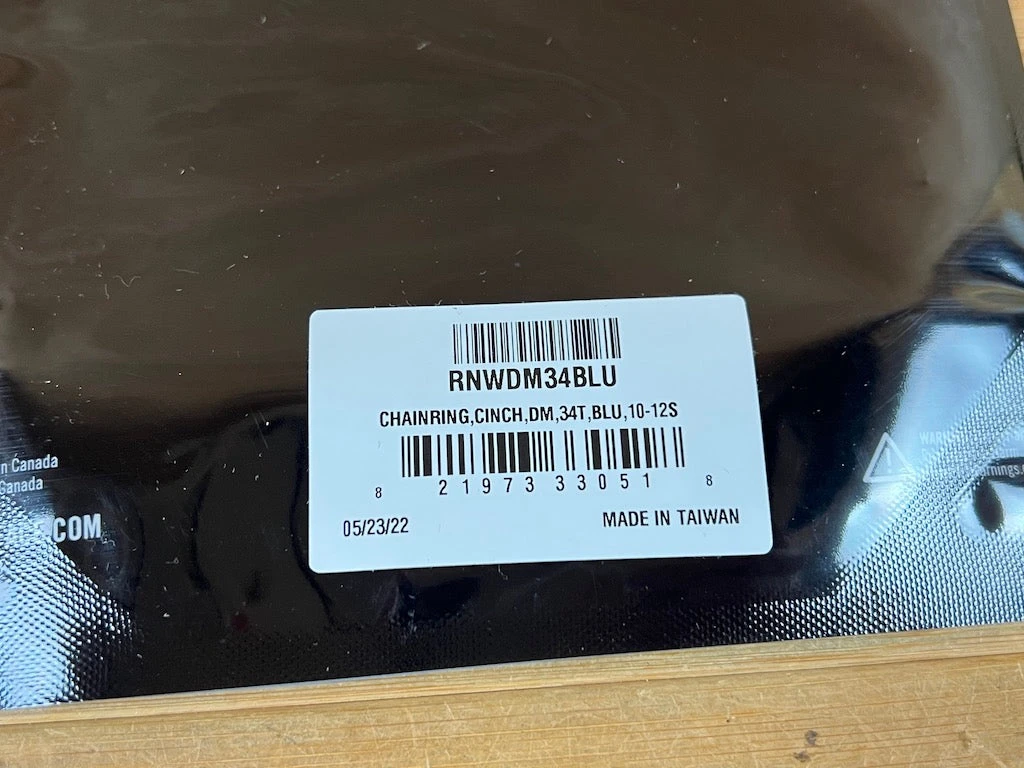 Race Face Kettenblatt Cinch 34T 10-12S Blue 7 Race Face Kettenblatt Cinch 34T 10-12S Blue – Bild 5