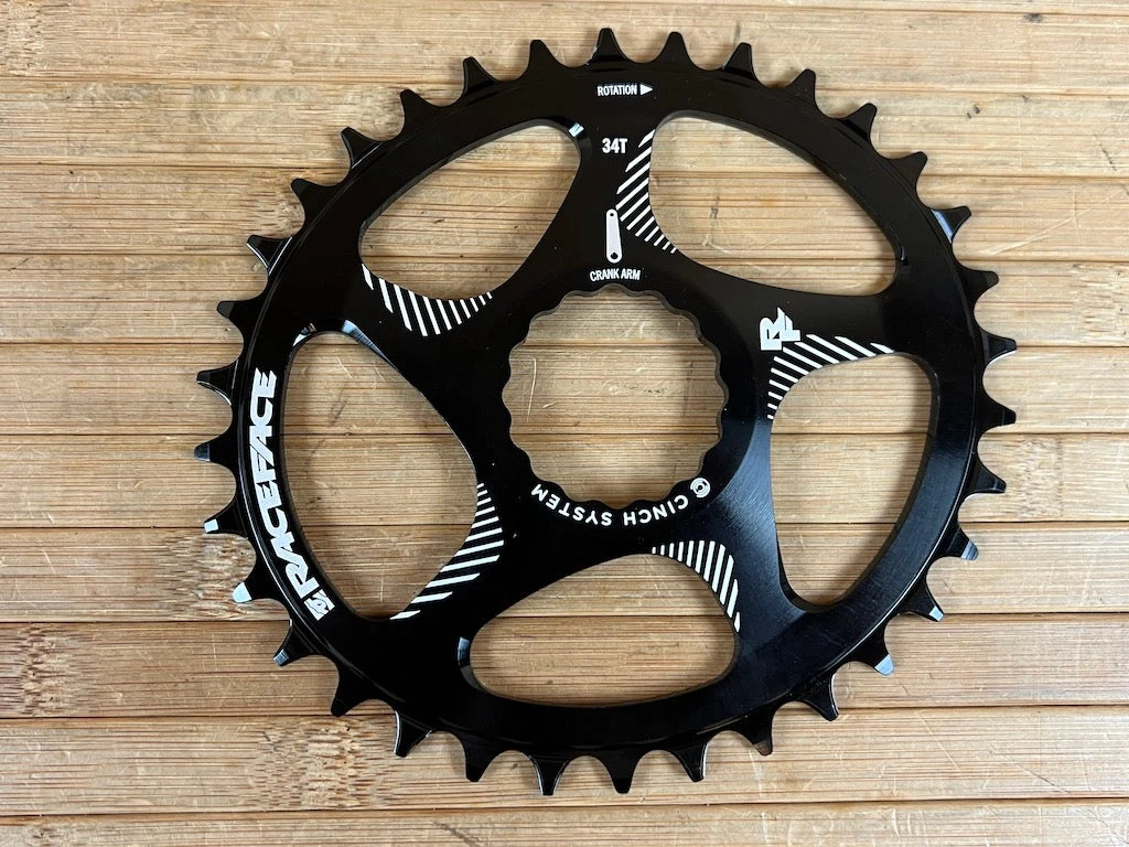 Race Face Kettenblatt Cinch 34T Black OVAL 4 Race Face Kettenblatt Cinch 34T Black OVAL – Bild 2
