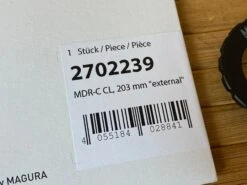 Magura MDR-C CL 203mm Centerlock Disc / Bremsscheibe Steckachse 13 Magura MDR-C CL 203mm Centerlock Disc / Bremsscheibe Steckachse -Reverse Verkäufe IMG 26192