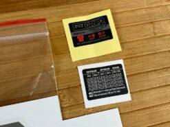 FOX 40 2021 Decal Kit Battleship Dekorbogen -Reverse Verkäufe IMG 2747