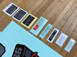 Fox Decal Kit 36 2021 F-S Orange Logo / Shiny Black -Reverse Verkäufe IMG 3313