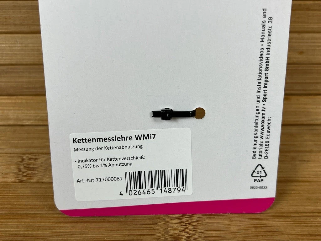 Voxom Kettenmesslehre / Verschleißlehre WMI7 5 Voxom Kettenmesslehre / Verschleißlehre WMI7 – Bild 3