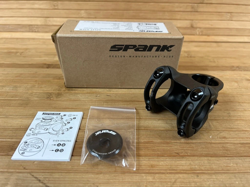 Spank Split Stem / Vorbau Black 31,8mm / 38mm 3 Spank Split Stem / Vorbau Black 31,8mm / 38mm