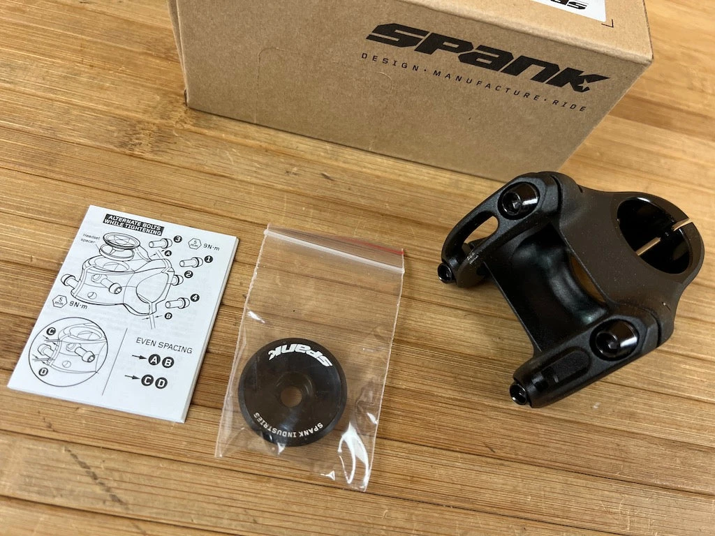 Spank Split Stem / Vorbau Black 31,8mm / 38mm 4 Spank Split Stem / Vorbau Black 31,8mm / 38mm – Bild 2